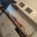 Proces renoviranja komode u kuhinju