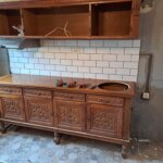 Proces renoviranja komode u kuhinju