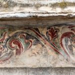 Detalj freske ispod krovišta Crkve Gospe od Zvonika, stanje nakon radova (Arhiv HRZ-a, 2022.)