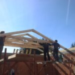 Gradnja zidane štale u Glini