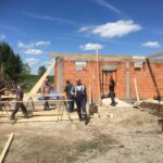 Gradnja zidane štale u Glini