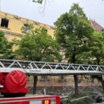 Urušavanje skele MUO Muzej za umjetnost i obrt Zagreb