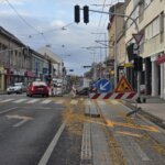 popravak, tramvajska pruga Osijek