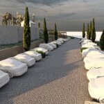 ispraćajna dvorana, groblje Boraja